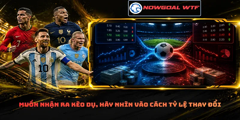Muốn nhận ra kèo dụ, hãy nhìn vào cách tỷ lệ thay đổi