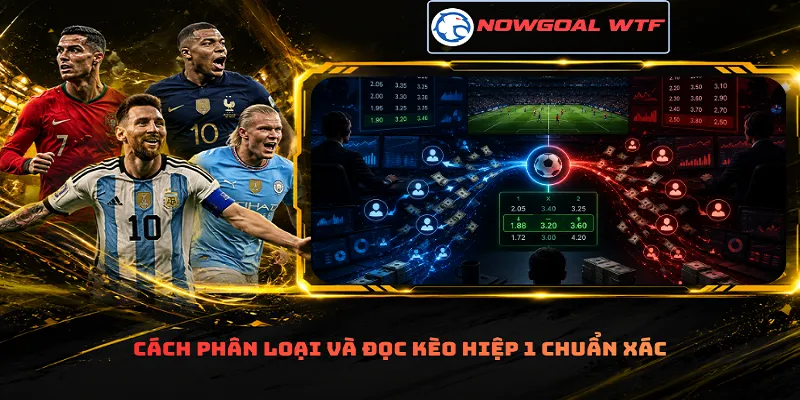 Cách phân loại và đọc kèo hiệp 1 chuẩn xác