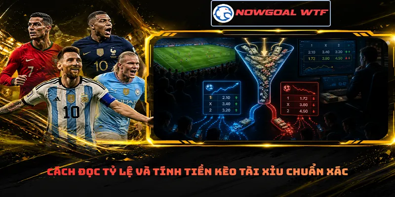 Cách đọc tỷ lệ và tính tiền kèo Tài Xỉu chuẩn xác