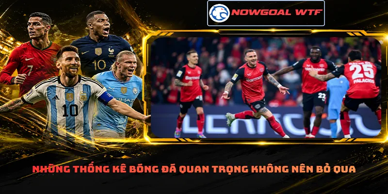 Những thống kê bóng đá quan trọng không nên bỏ qua