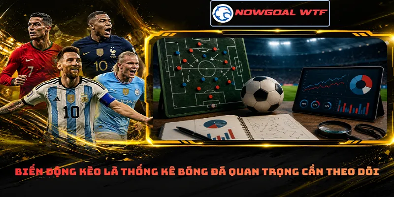 Biến động kèo là thống kê bóng đá quan trọng cần theo dõi